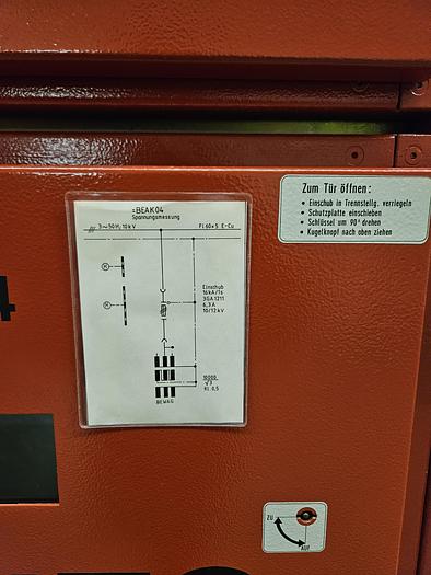 Used 1993 Siemens 88J20  10 kV Switchgear