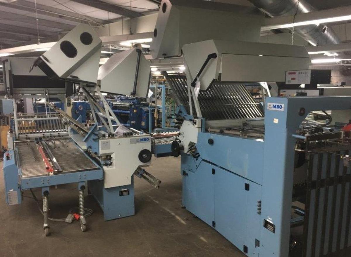 Used 2002 MBO T1120 4-4-2 All Buckle Folding Machine