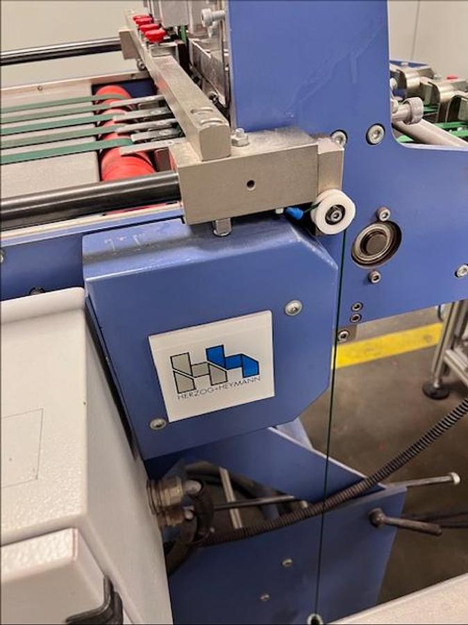 Used Complete Booklet Production Line for Sale - MBO Folding Machine, Bograma Punching Unit and Herzog+Heymann Delivery