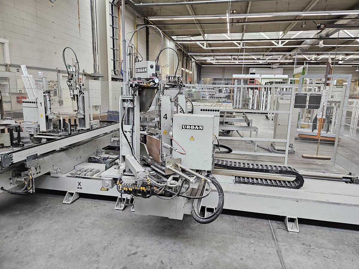 Used Schüco Production line for PVC/plastic windows