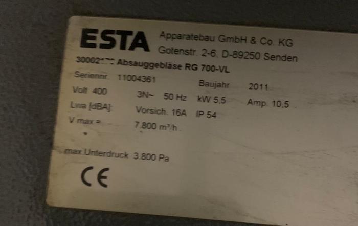 Used ESTA NAH 132 S1-2