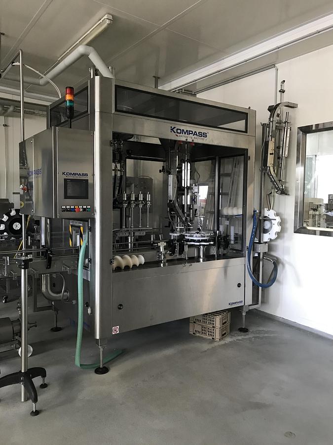 Used Dairy Processing Bundle — Pasteur 2500L/H with Centrifuge and Homogenizer, Bottling Line with Labeling System, and 400L Butter Churn
