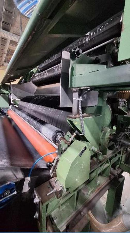 Used - Complete Used Nonwoven Production Plant for Sale - Needlepunch Line with Fiber Opening, Carding, Lapping, Needling and Winding