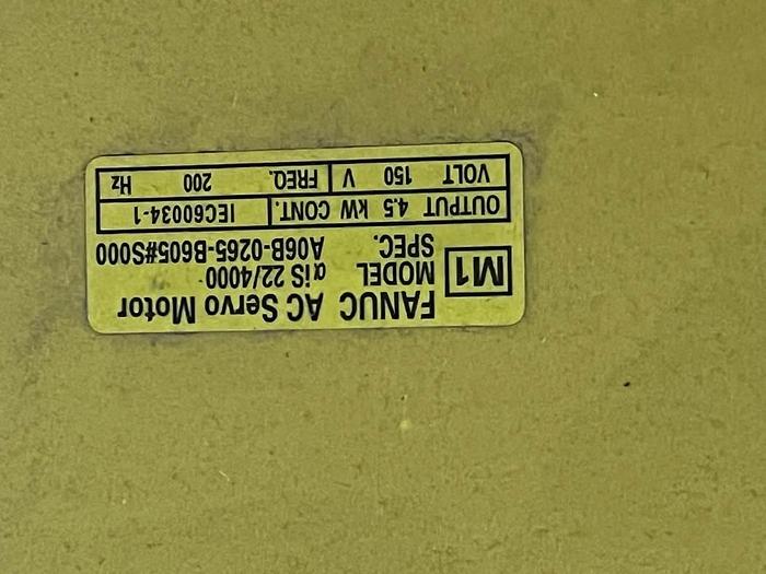 2017 FANUC axis positioner POS-2AXES-500-H-30b-A A05B-1220-J201