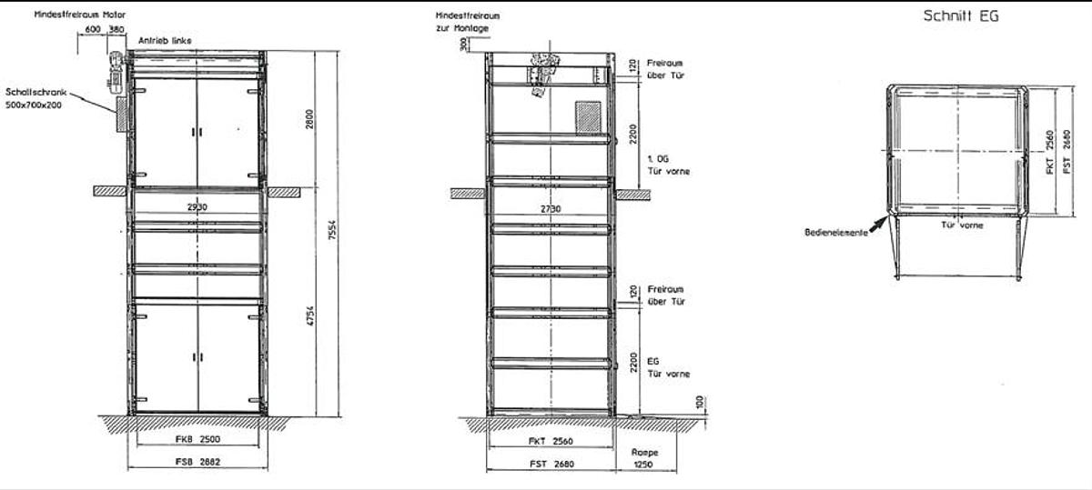 Used 2018 Gebhardt  CONVER 146 Freight Elevator 