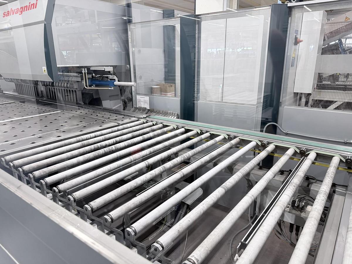 Used Dalcos Coil Punching and Bending line with Salvagnini P4-1916 Bending Center