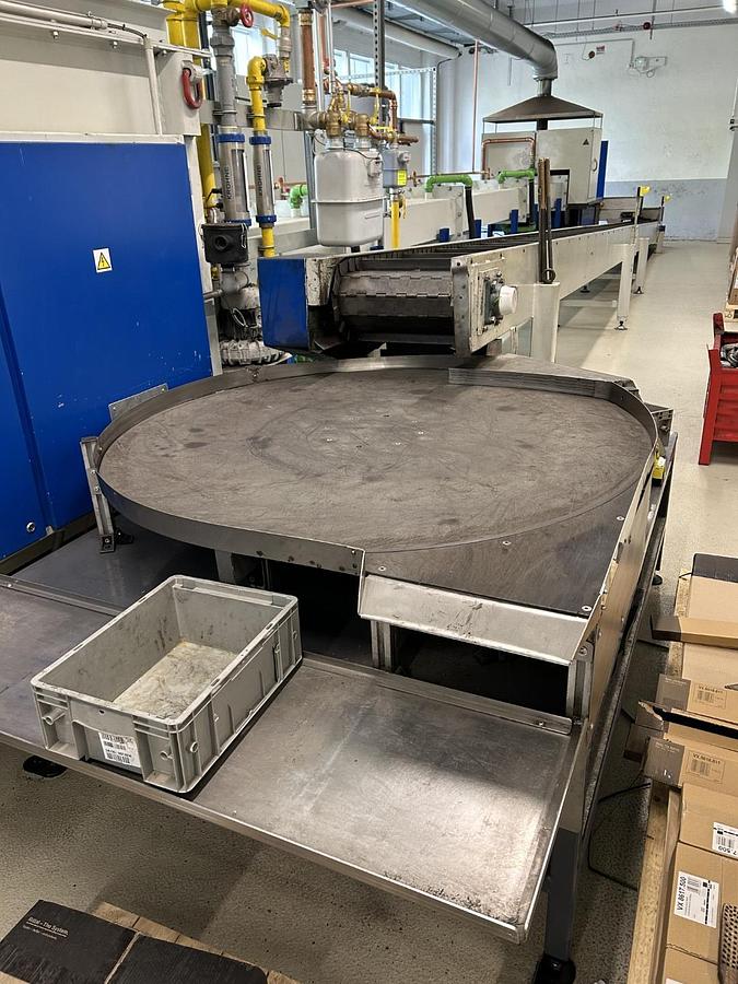 Used Mahler Continuous Furnace with Güntner Cooler