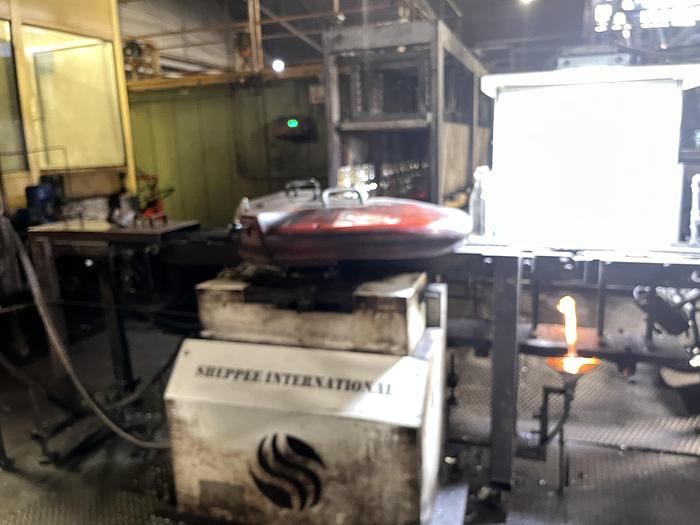 Used EMHART IS8 - EF 4 1/4 '' SG/(DG) RH Hotend glass production line