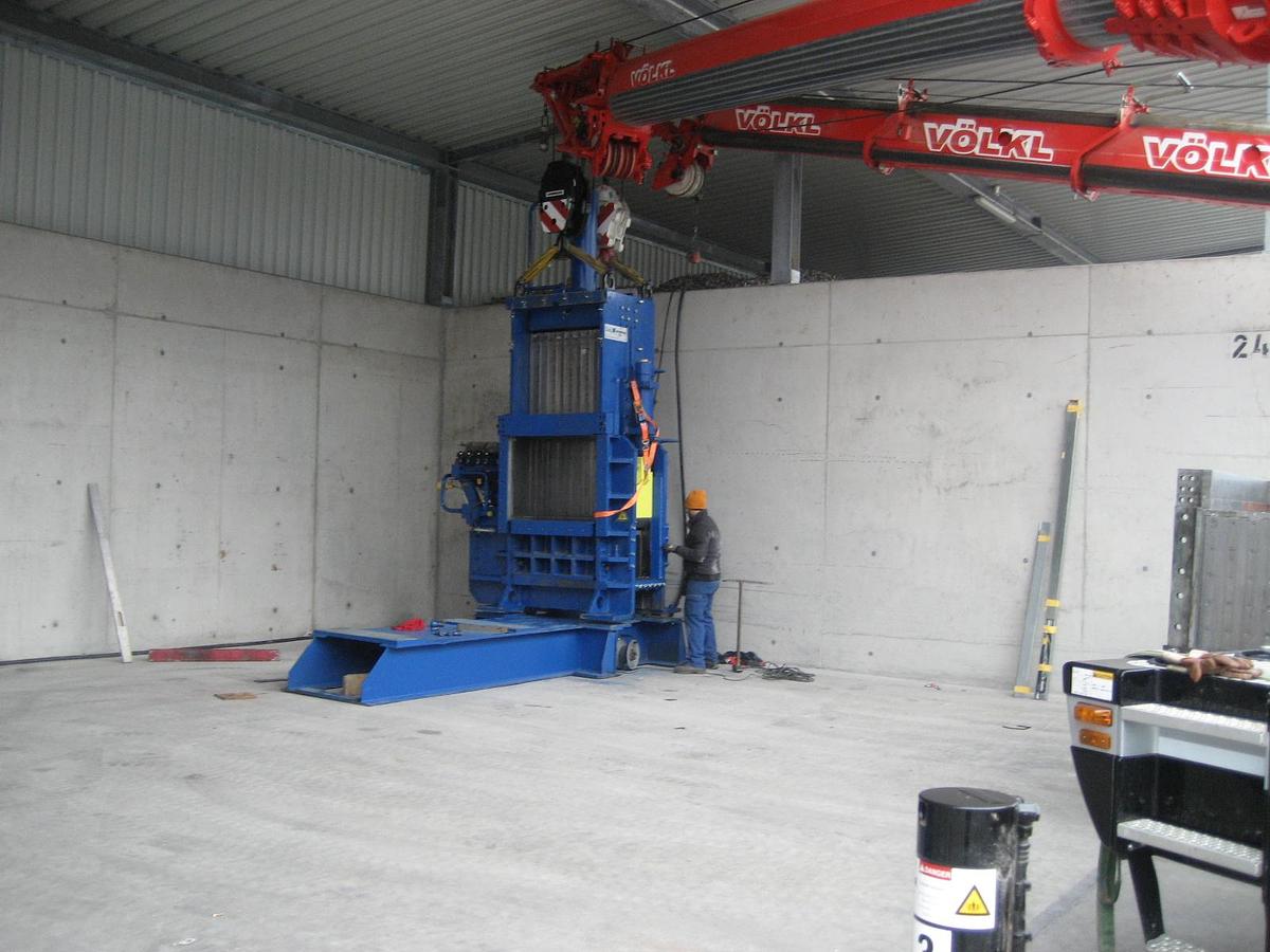 Used 2013 ATM Scrap Baler 40x40