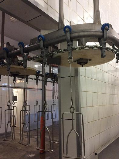 Used slaughterhouse 3500 birds/hour