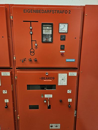 Used 1993 Siemens 88J20  10 kV Switchgear