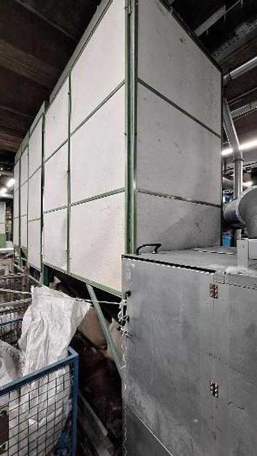 Used - Complete Used Nonwoven Production Plant for Sale - Needlepunch Line with Fiber Opening, Carding, Lapping, Needling and Winding