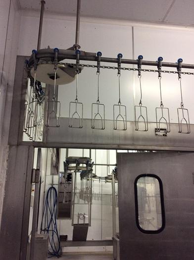 Used slaughterhouse 3500 birds/hour