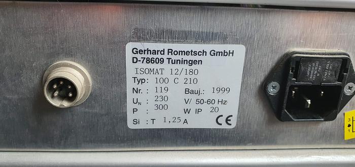 Used 1999 ISOMAT 12/180 Typ 100 C 210