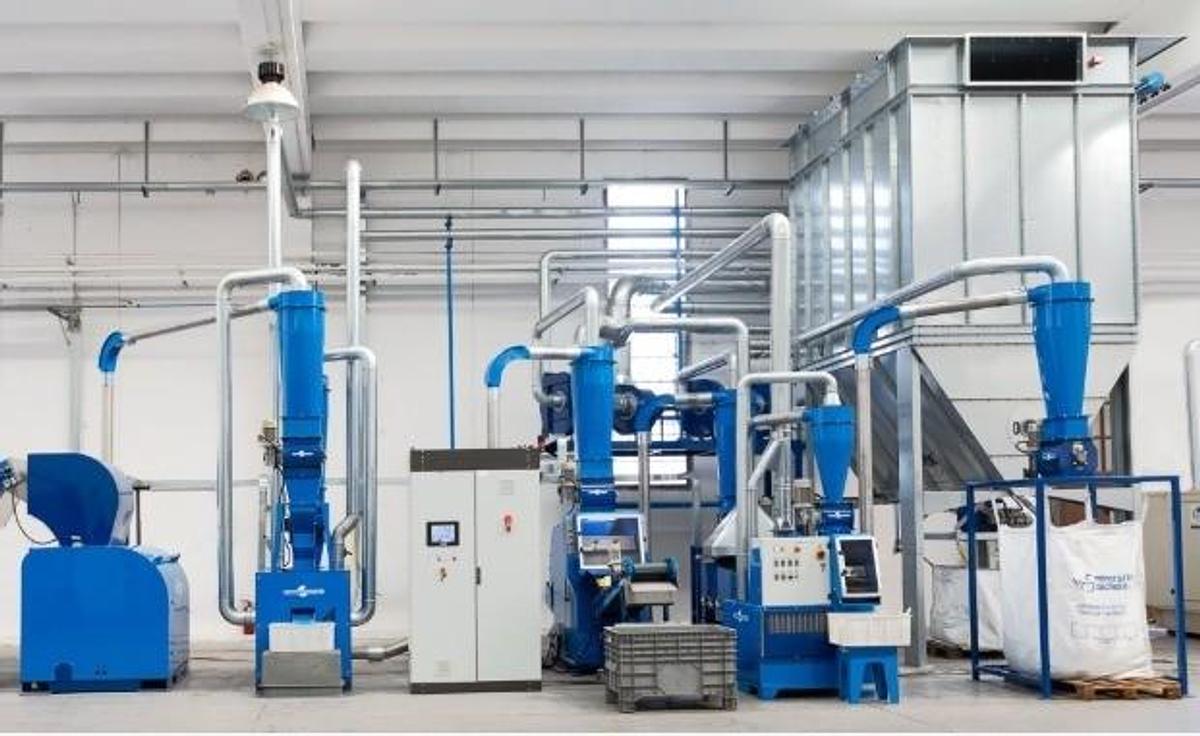 Used Tecnoecology Cable Granulator Line 1000 kg/h