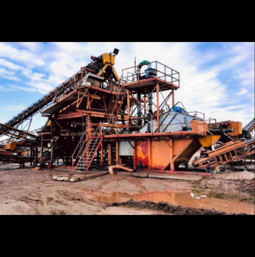 Used Used Semi-Mobile Sand and Gravel Processing Plant 