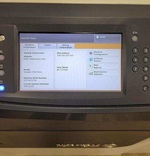 Used 2019 Xerox Versant 3100 Press