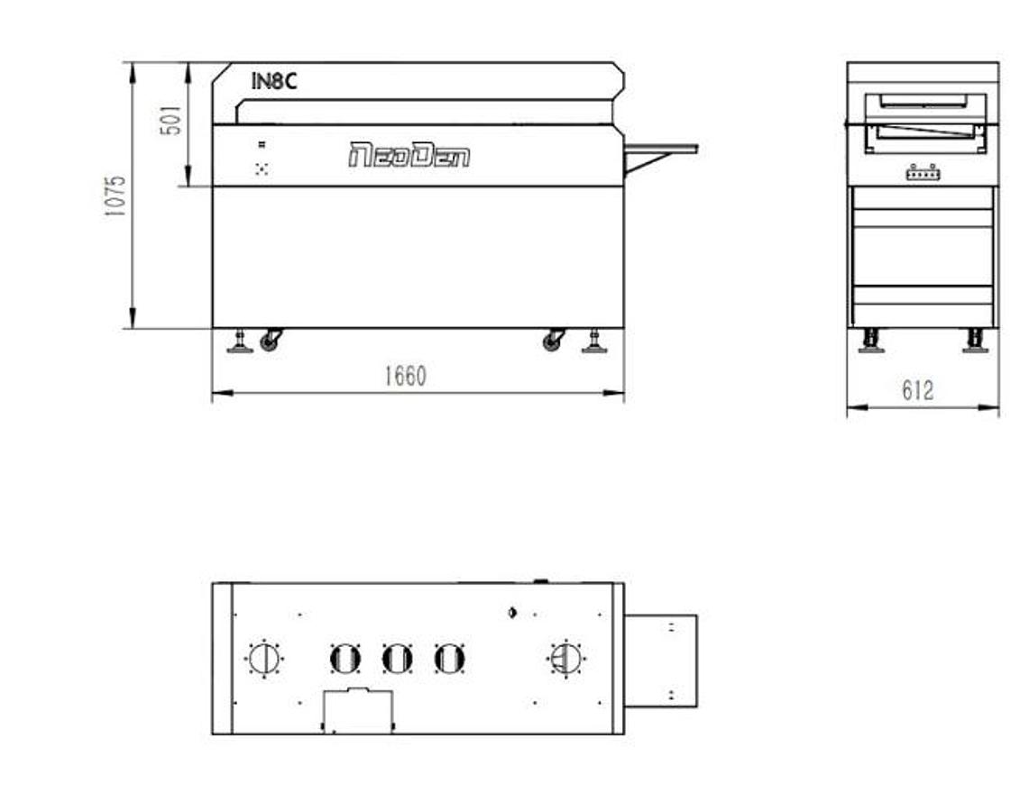  NeoDe  IN8C Reflow Oven 