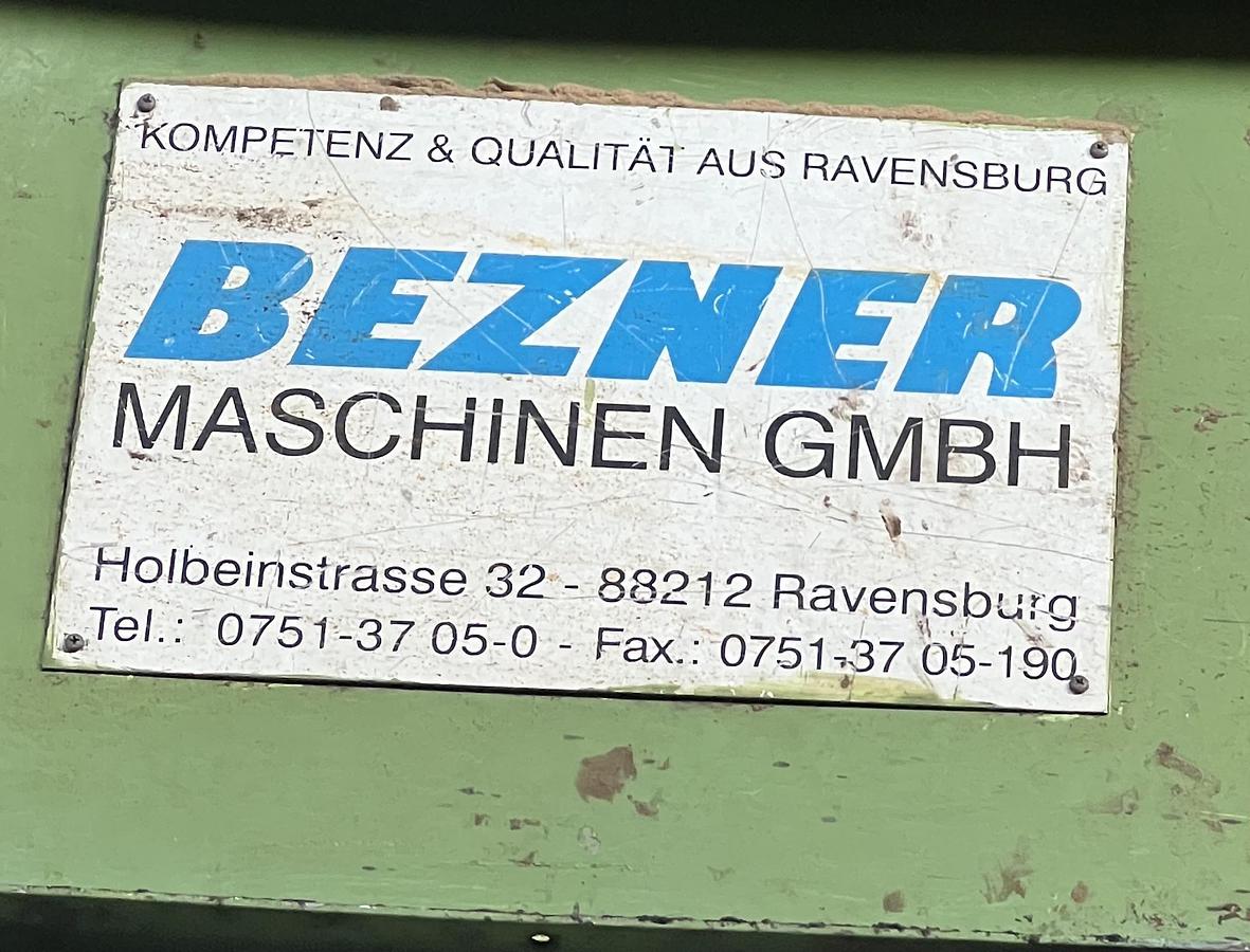 Used Bezner wood chip production line