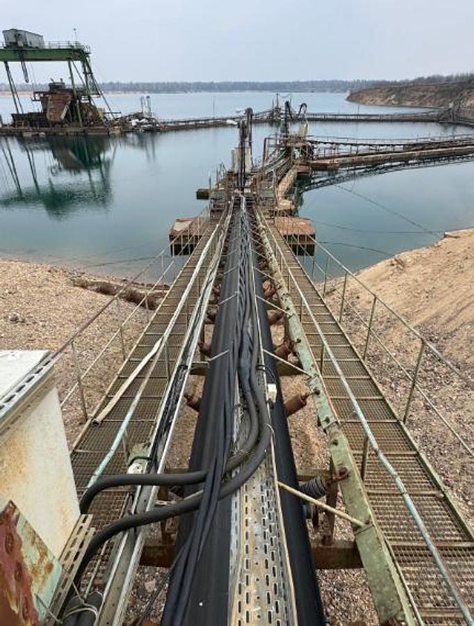 Used - Used Extraction Equipment Package – Dredger, Floating Conveyor System & Hopper Barge