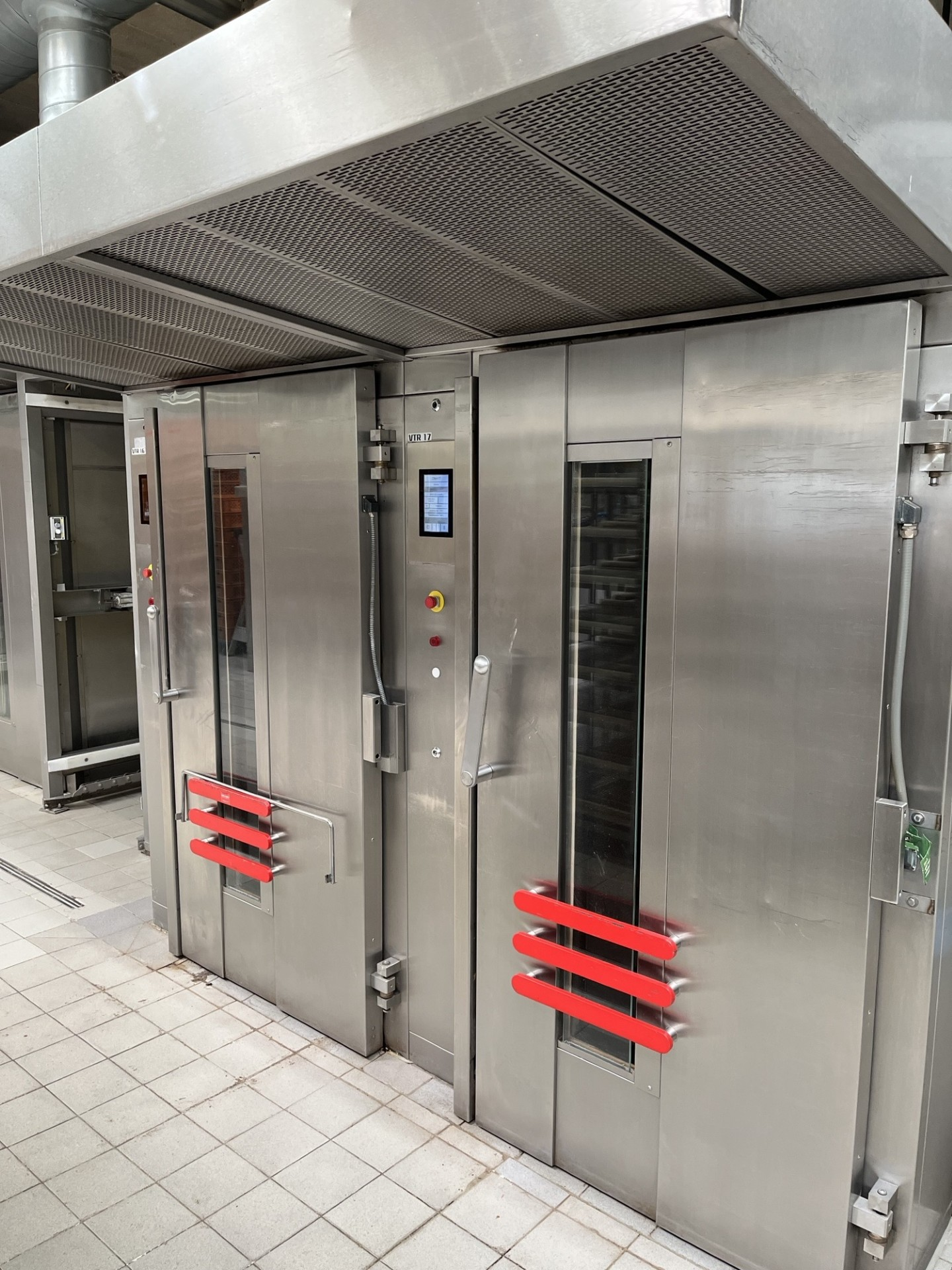 Used 2 × Heuft Thermo-Roll Thermal Oil Ovens 