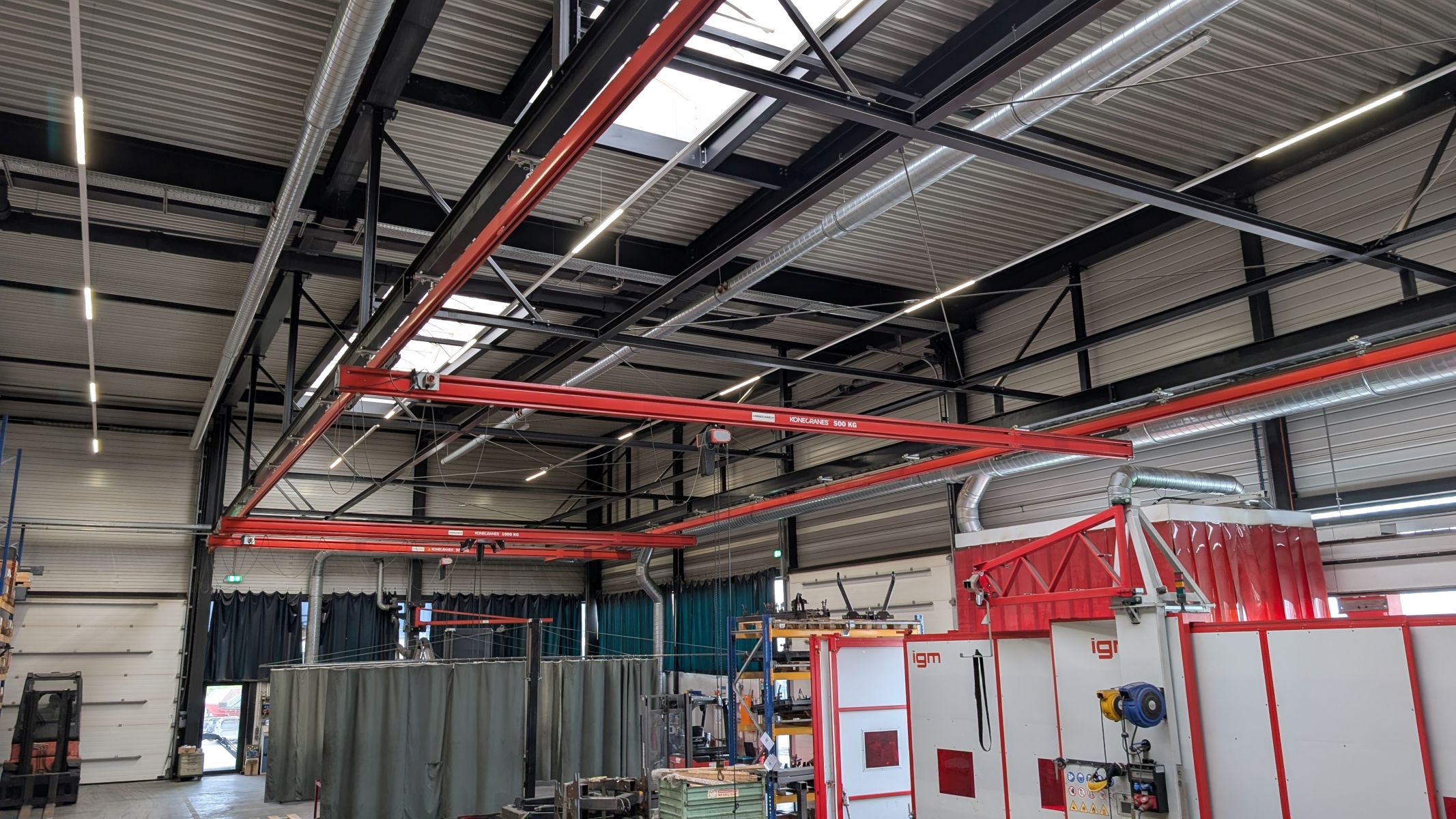 Used 2022 5x Konecranes XK-S Light Crane Systems