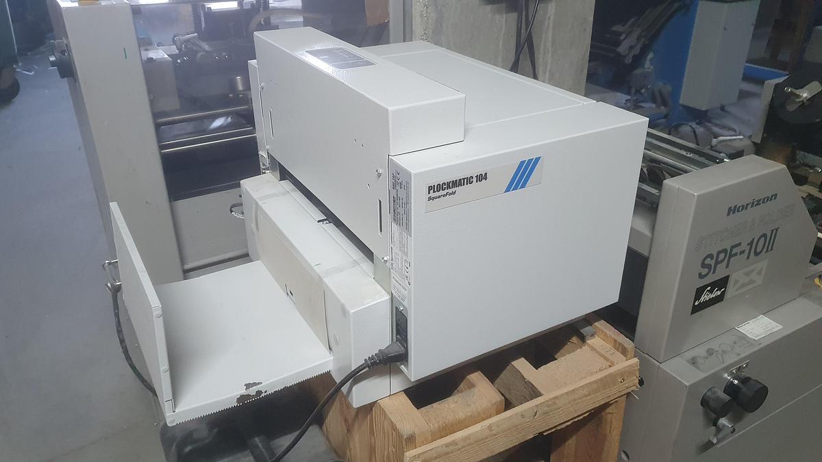 Used 2019 Plockmatic 104 SquareFold Booklet Finisher