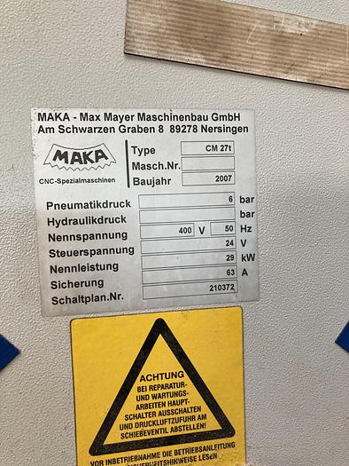 Used 2007 MAKA CM 27t