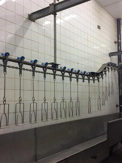 Used slaughterhouse 3500 birds/hour