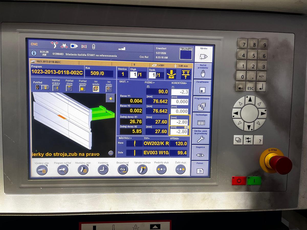 Used 2018 Trumpf TruBend 7036