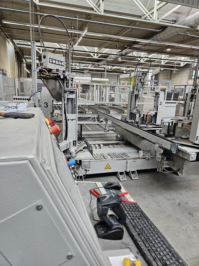 Used Schüco Production line for PVC/plastic windows