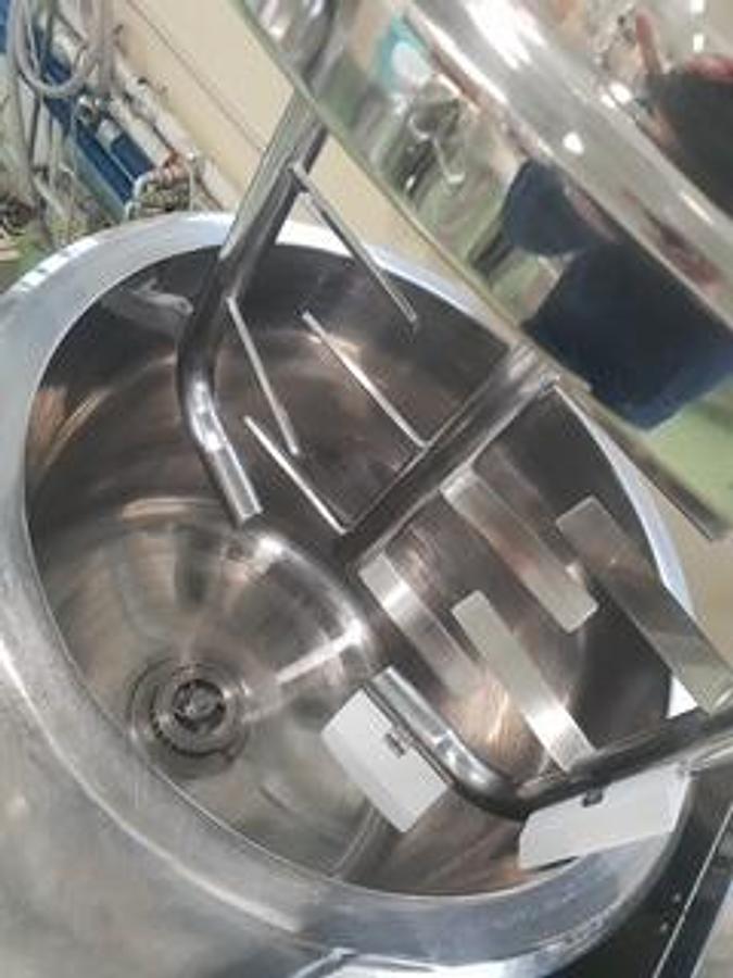 Used Merino Service Jacketed Vertical Cylindrical Tank