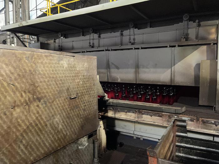 Used EMHART IS10 - EF 5 1/2 '' DG RH Hotend glass production line