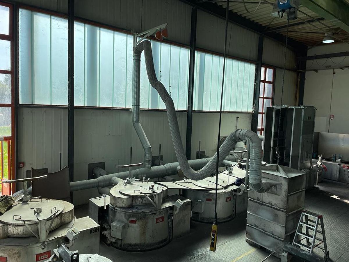 Used Complete Salt Bath Heat Treatment Plant