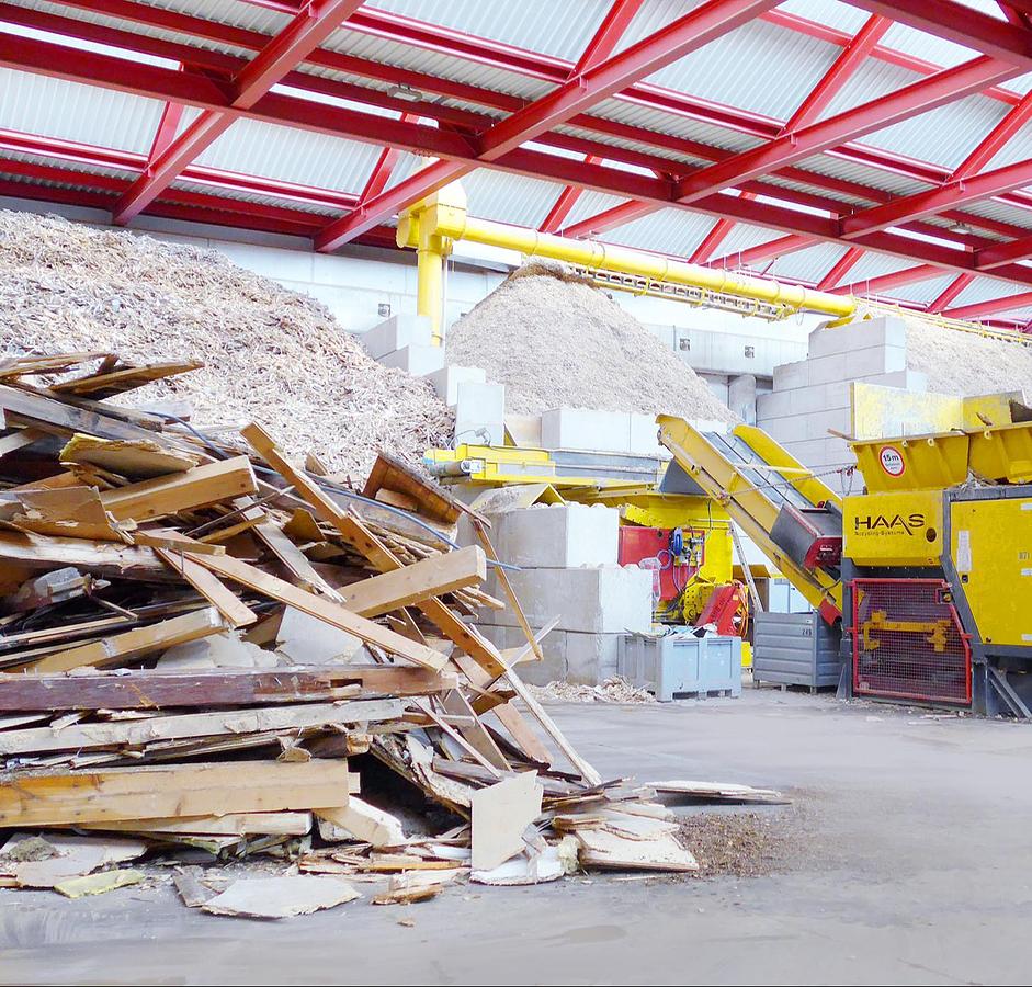 Used 2014 HAAS TYRON 1500 E Twin Shaft Primary Shredder