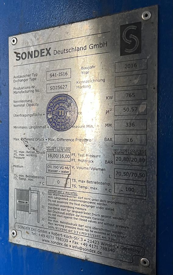 Used Škoda Steam Turbine