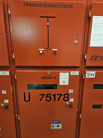 Used 1993 Siemens 88J20  10 kV Switchgear