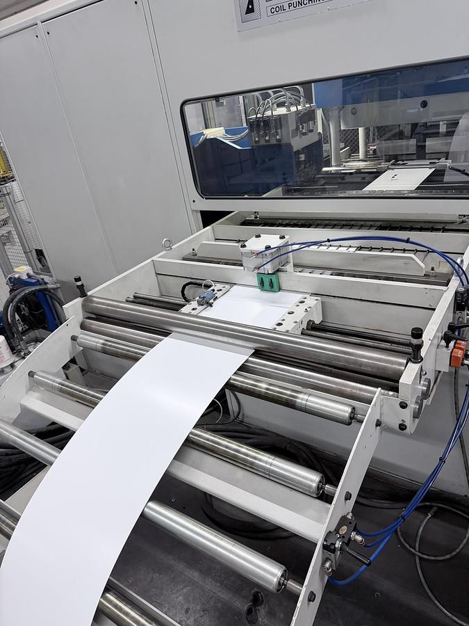 Used Dalcos Coil Punching and Bending line with Salvagnini P4-1916 Bending Center