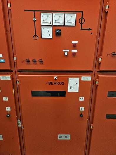 Used 1993 Siemens 88J20  10 kV Switchgear