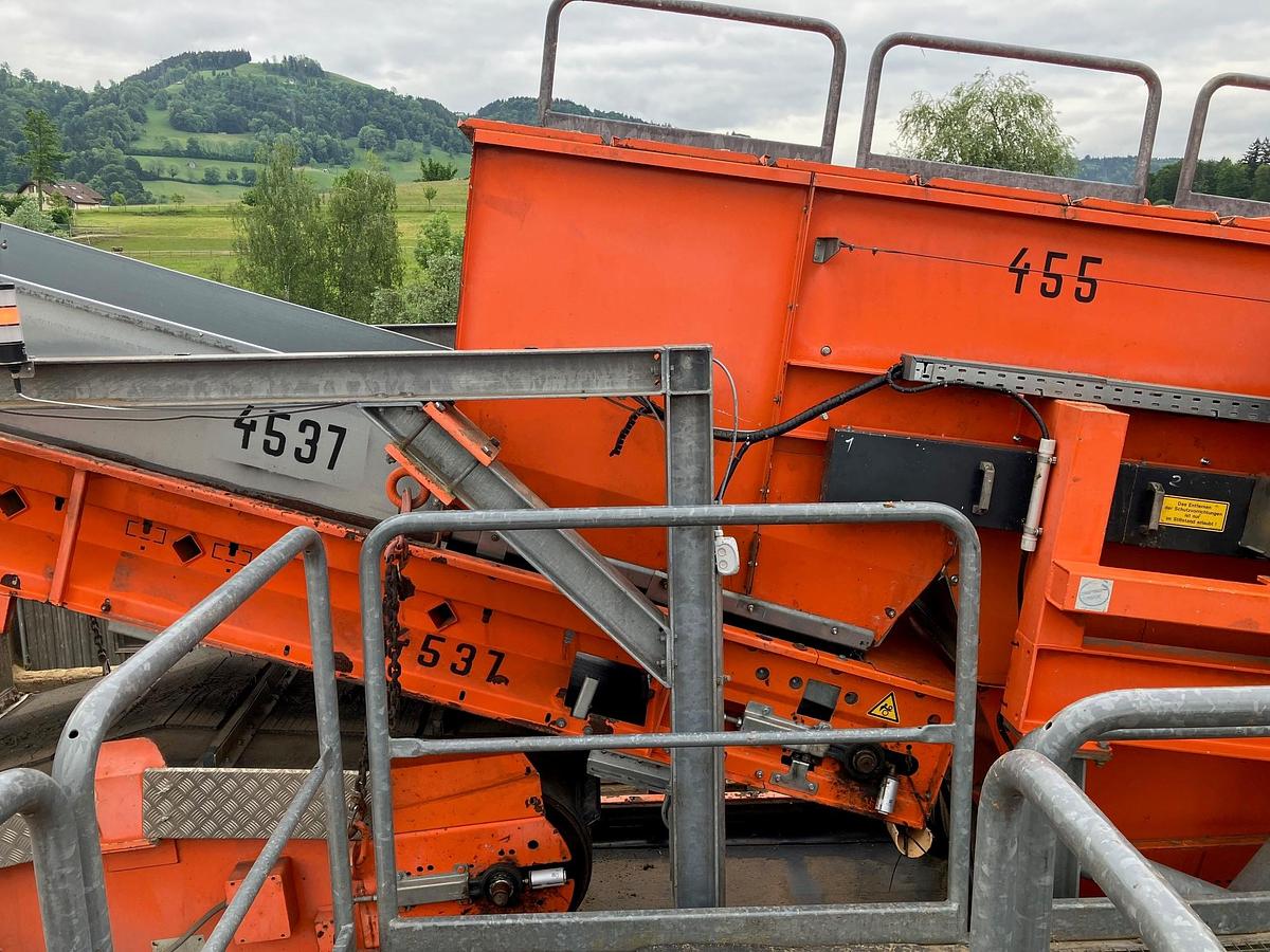 Used 2012 Komptech Multistar 2-SE Stationary Star Screen – Complete Screening Plant with Conveyors, Walkways and Steinert Magnet
