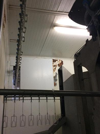 Used slaughterhouse 3500 birds/hour