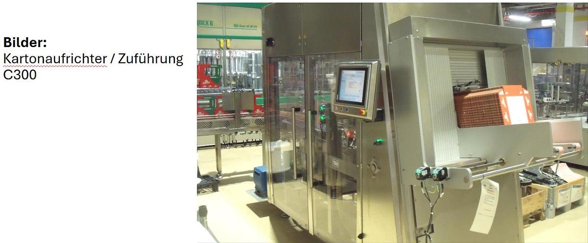 Used 2016 Buhmann Case Packer for Glass Jars with C300 Carton Erector – Wrap-Around Trays