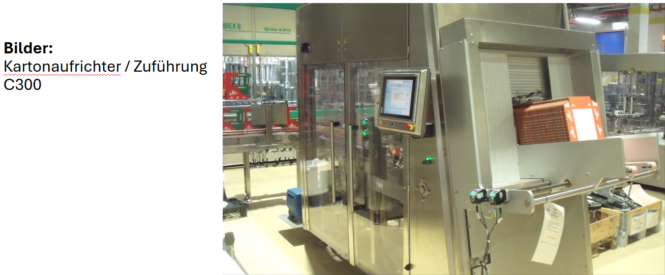 Used 2016 Buhmann Case Packer for Glass Jars with C300 Carton Erector – Wrap-Around Trays 