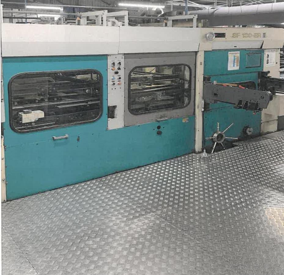 Used 1997 Bobst SP 130-ER II Die Cutting Machine 