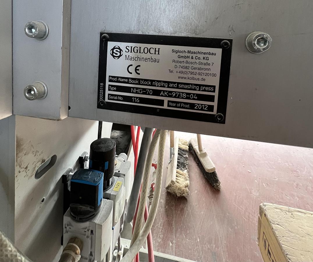 Used 2012 Kolbus Book production line BF 530