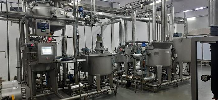 Used Sollich automatic line for granola bars