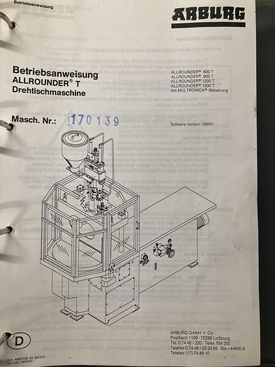 Used 1997 Arburg 600 T