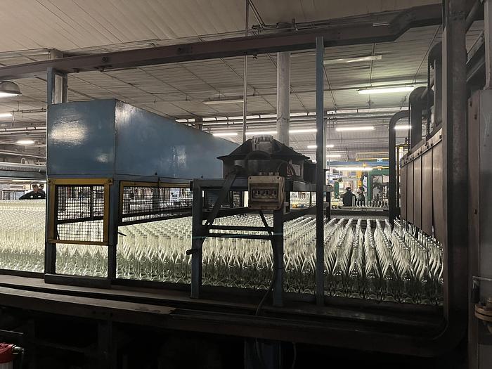 Used EMHART IS10 - EF 5 1/2 '' DG LH Hotend glass production line