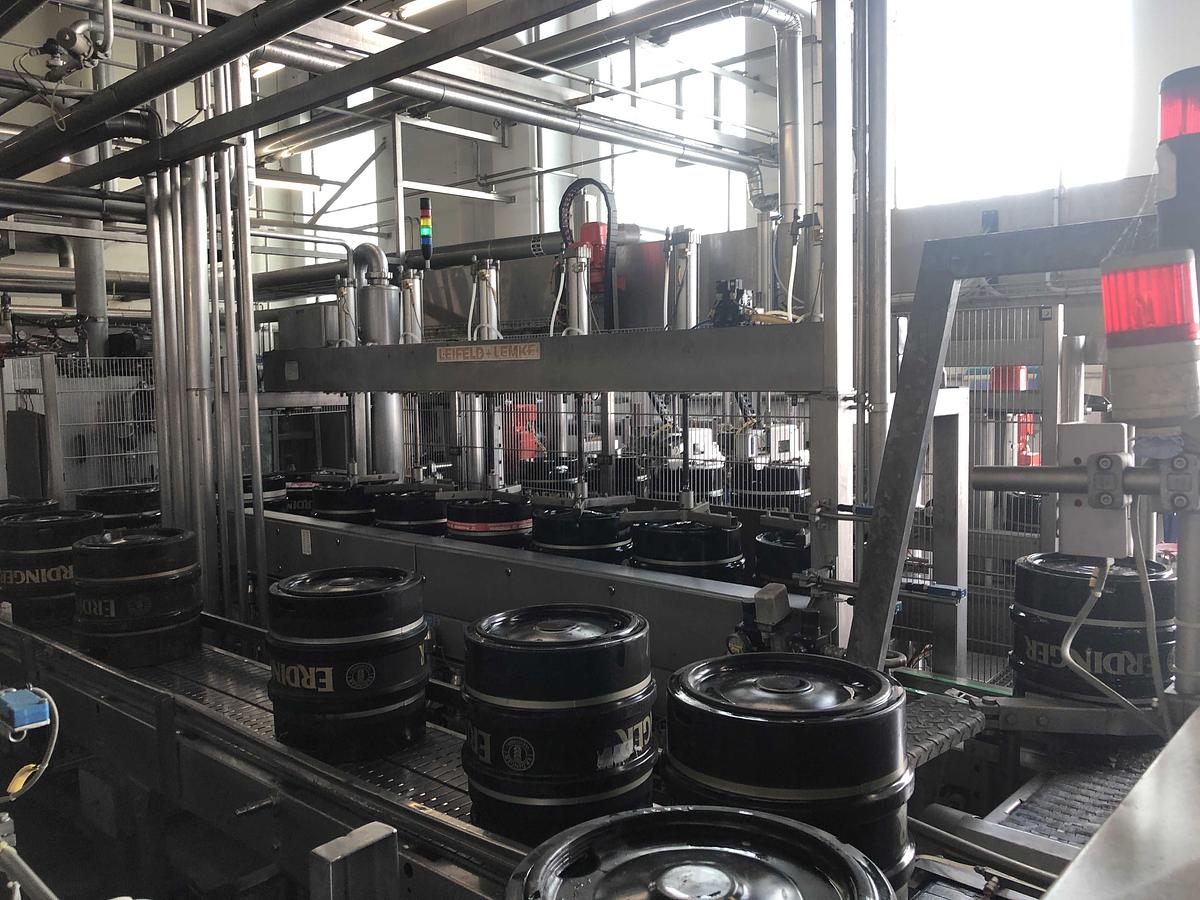 Used KEG Washing, Filling and Palletizing System