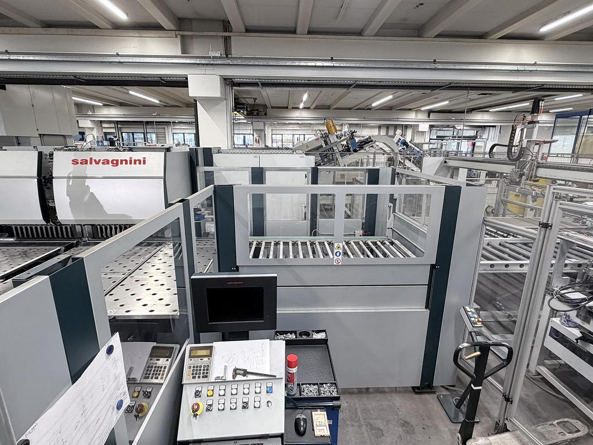 Used Dalcos Coil Punching and Bending line with Salvagnini P4-1916 Bending Center